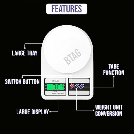 Digital Kitchen Food Weighing Scale