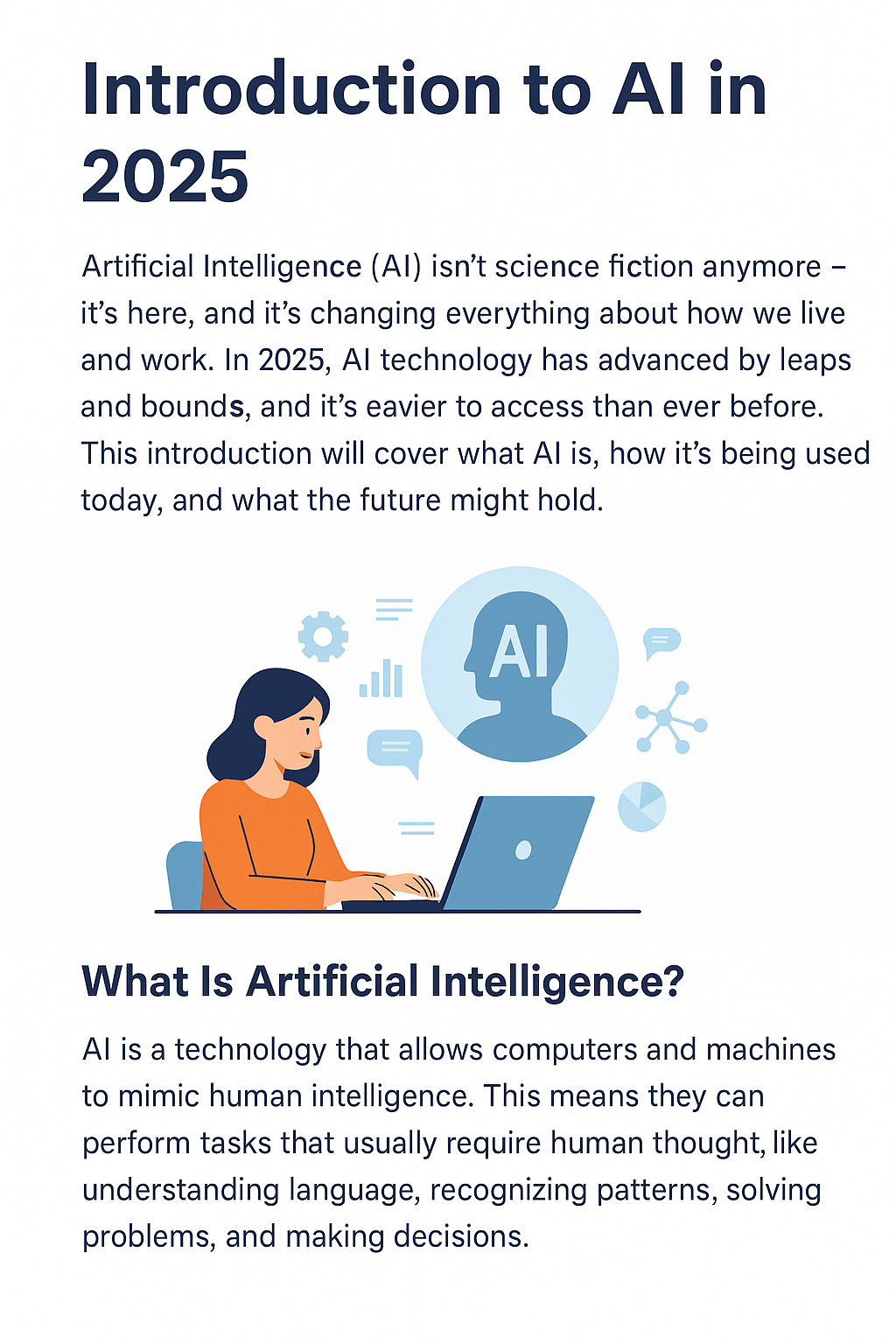 Introduction to AI in 2025
